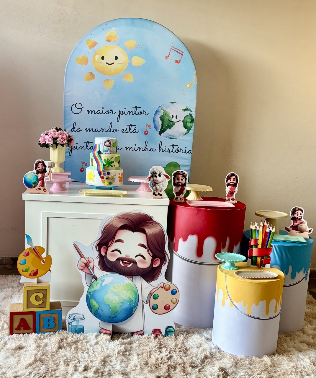 O Maior Pintor Do Mundo 02 - Shalom Festas Pegue e Monte