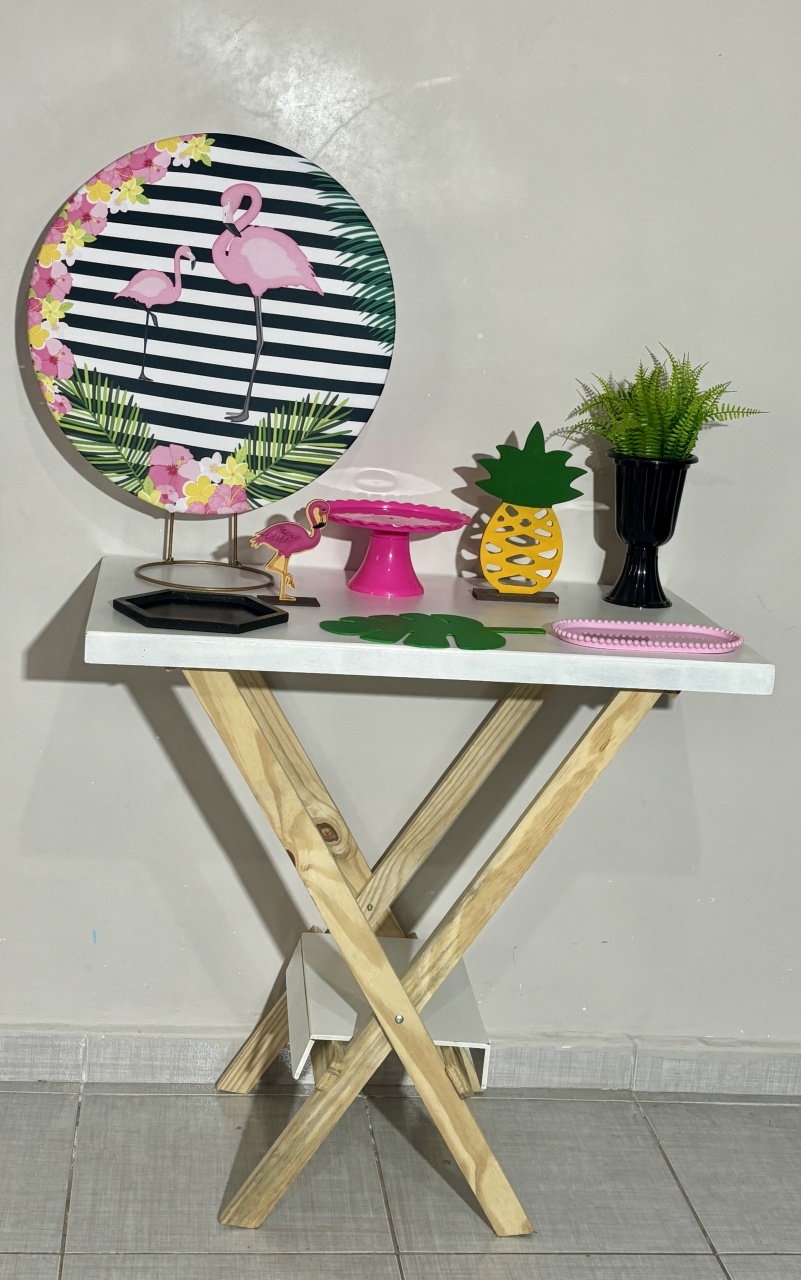 Mini Kits / Flamingo 02 - Shalom Festas Pegue e Monte 