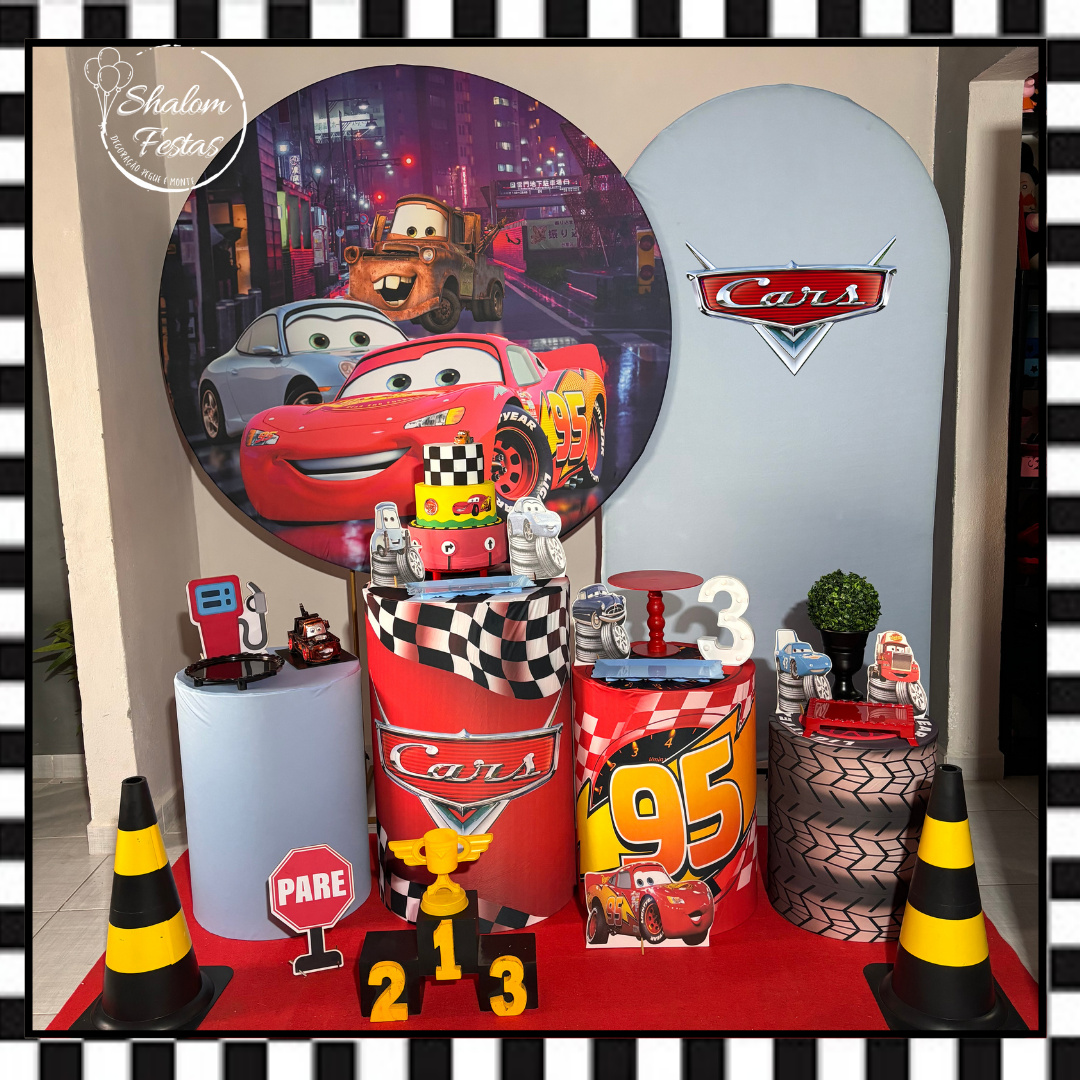 Carros Disney 04 - Shalom Festas Pegue e Monte
