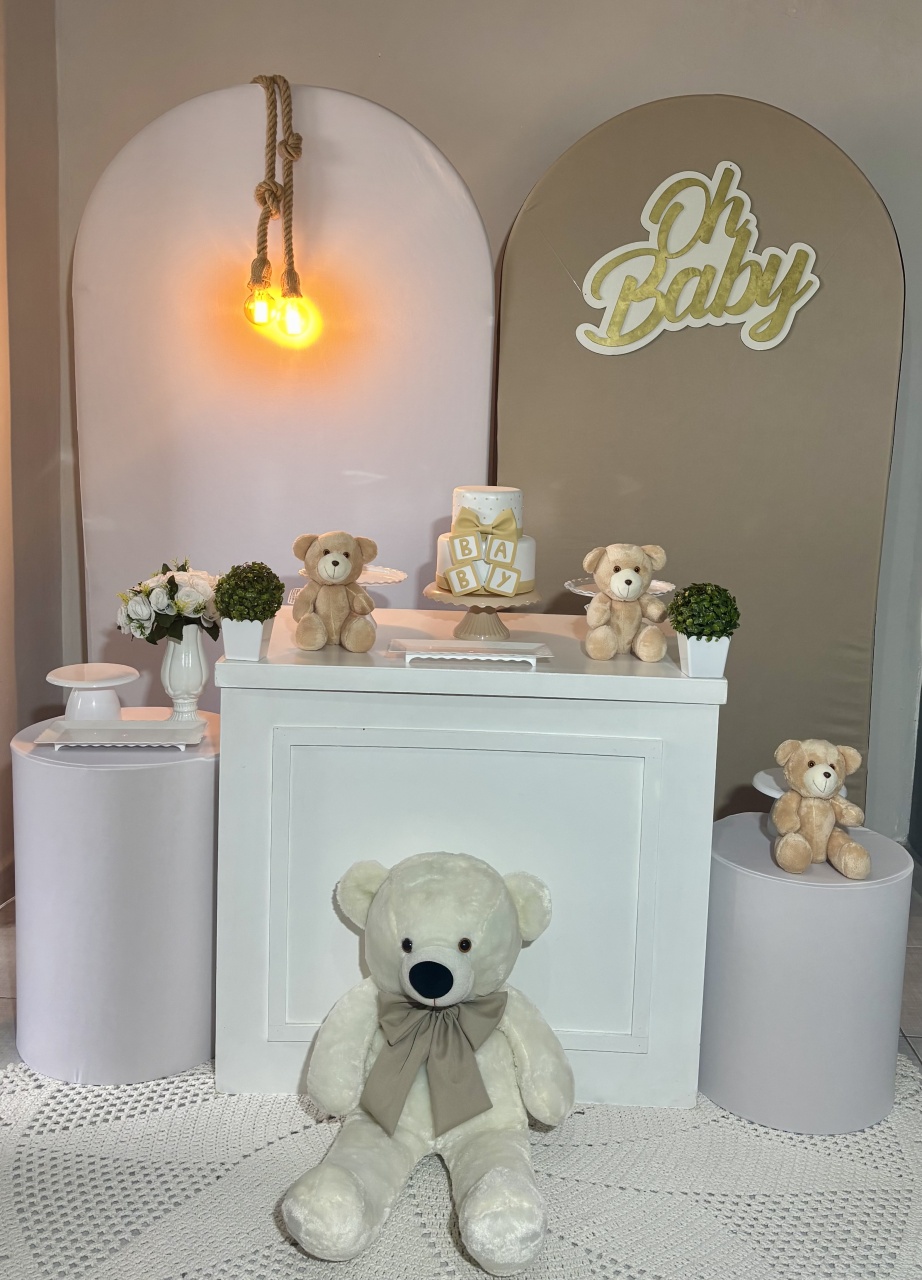 Bege Urso 03 - Shalom Festas Pegue e Monte 