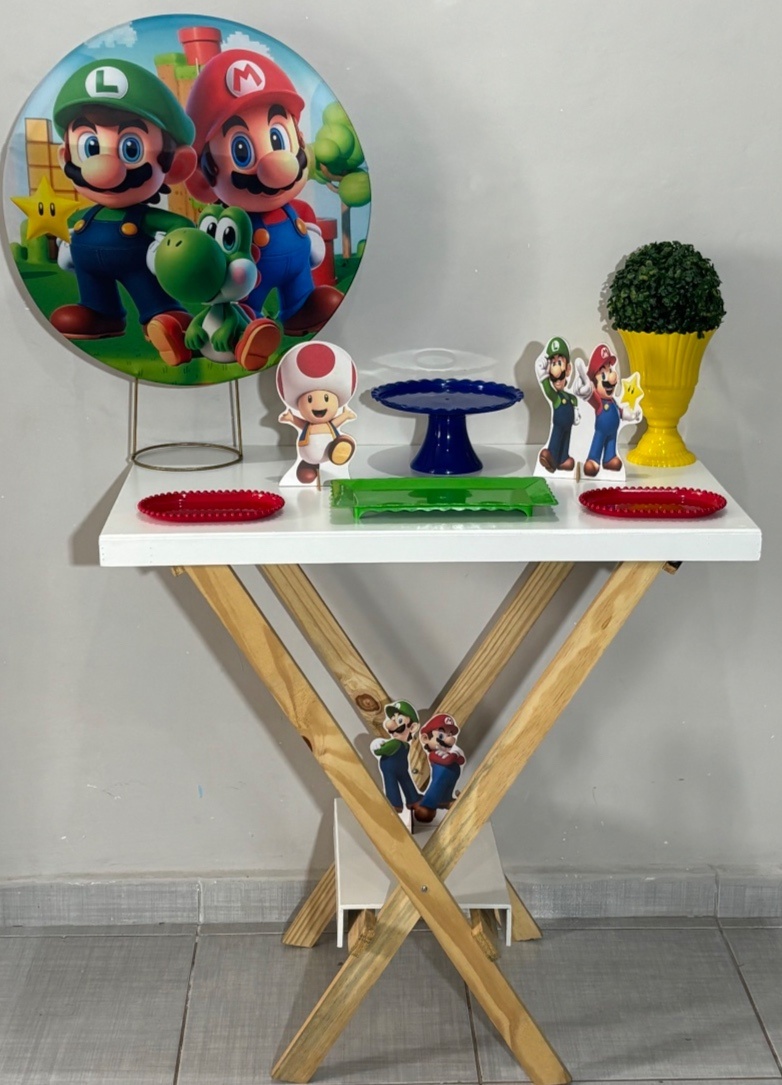 Mini Kit Mários Bros - Shalom Festas Pegue e Monte 