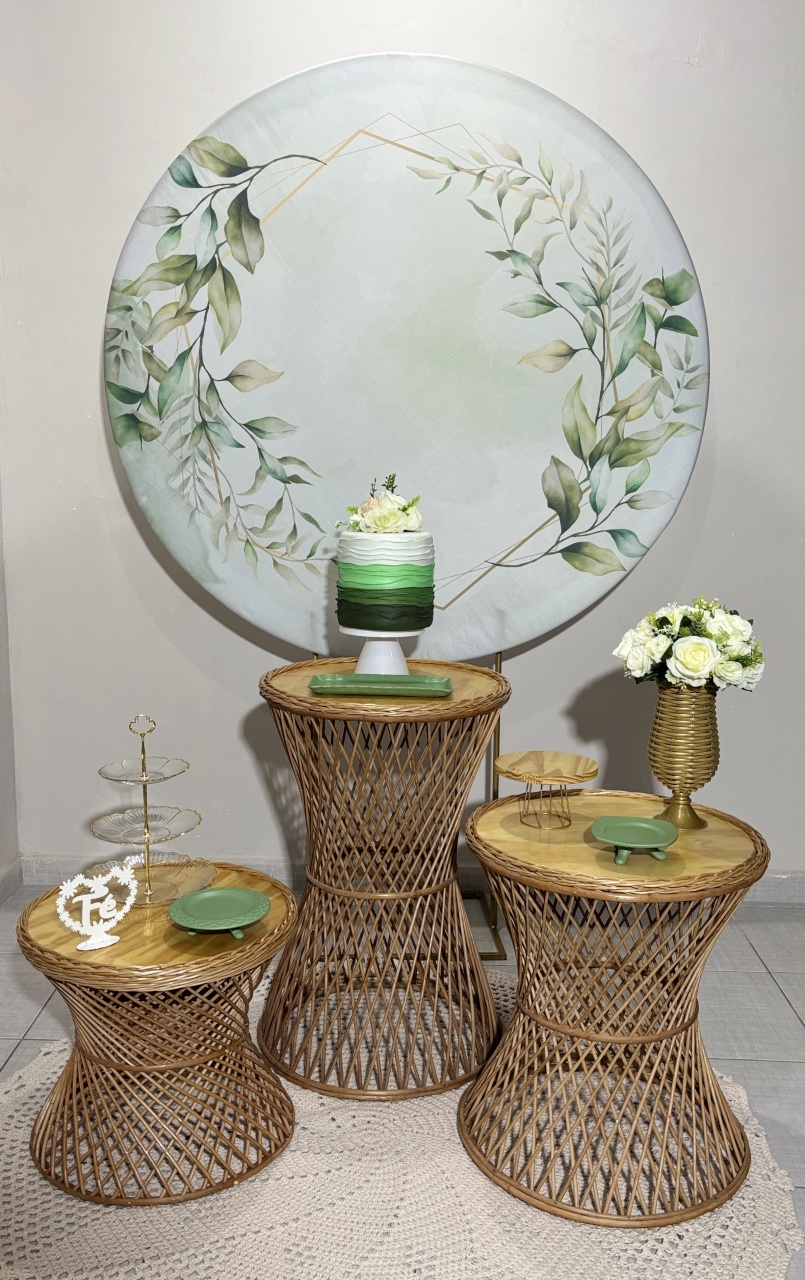 Floral Verde Vime - Shalom Festas Pegue e Monte 
