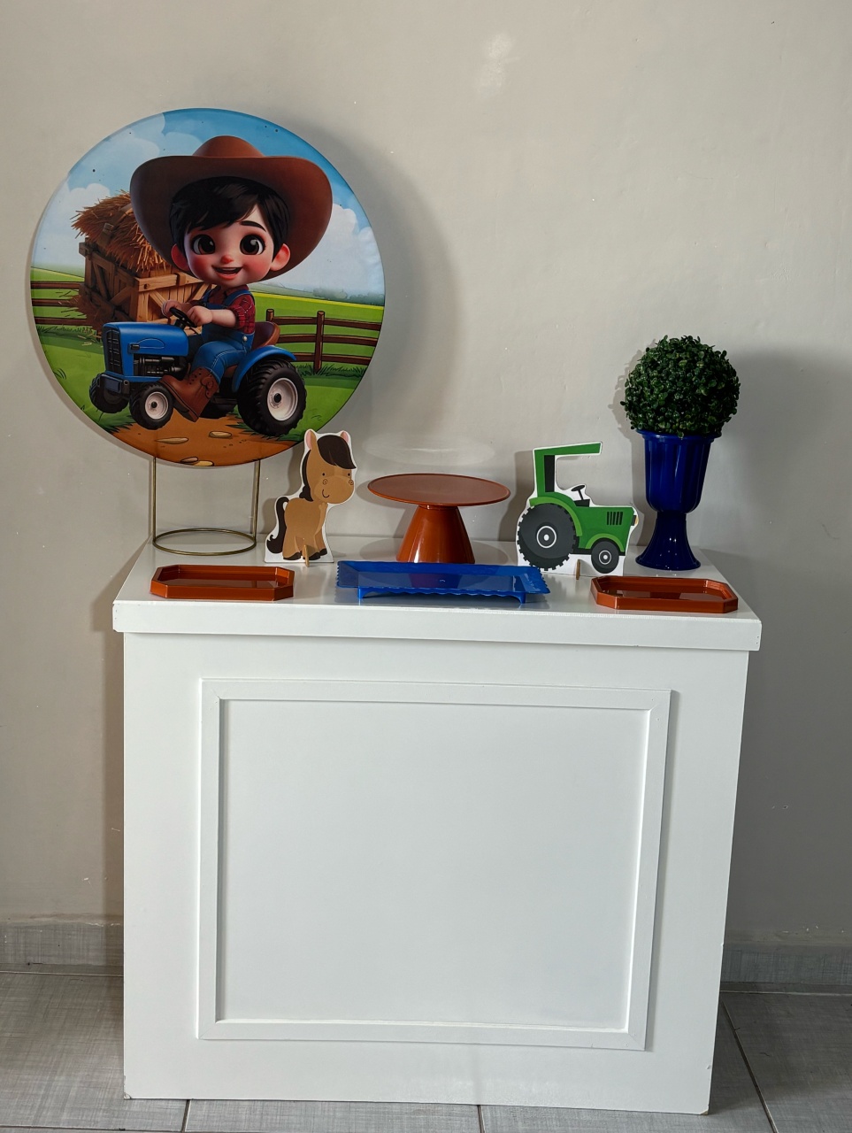 Mini Kit Fazendeiro 03 - Shalom Festas Pegue e Monte 