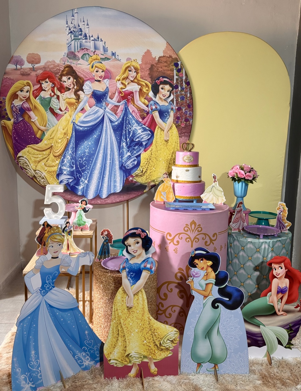 Princesas Disney 03 - Shalom Festas Pegue e Monte