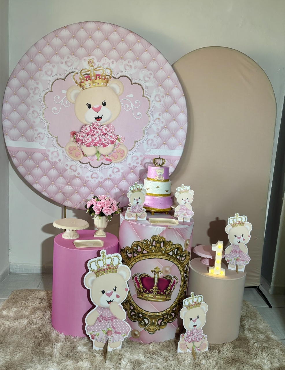 Ursa Princesa 02 - Shalom Festas Pegue e Monte
