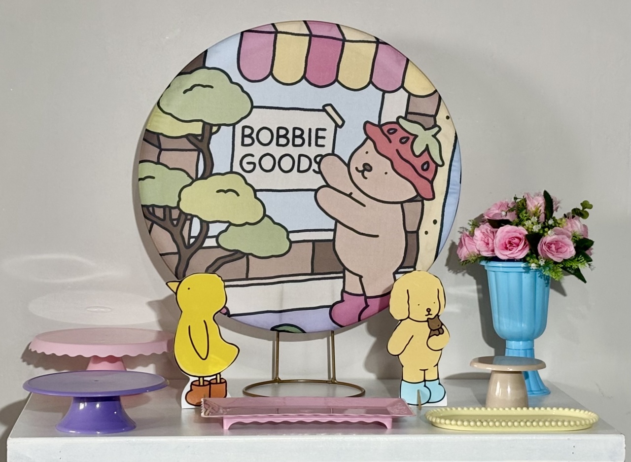 Mini Kit Bobbie Goods Menina 03 - Shalom Festas Pegue e Monte 