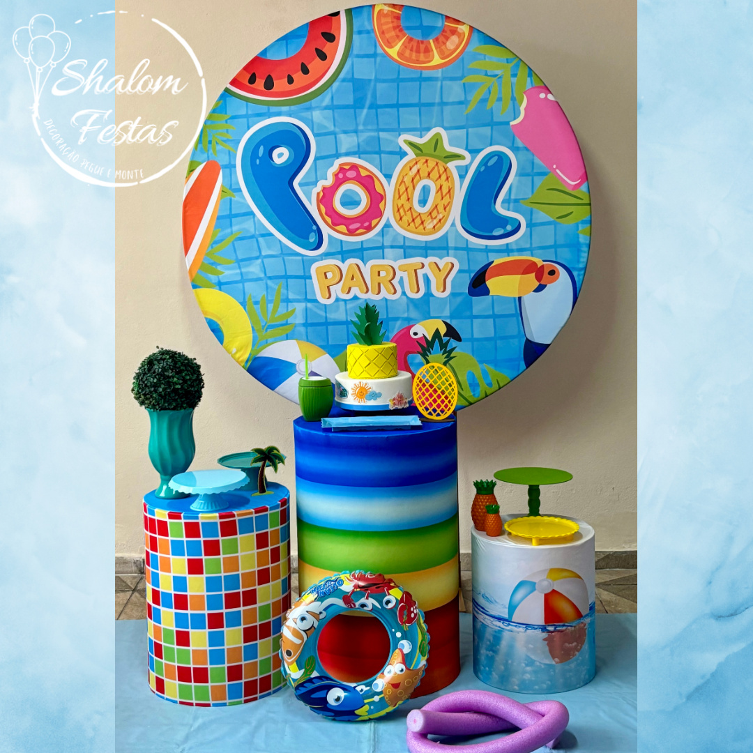 Pool Party 01 - Shalom Festas Pegue e Monte