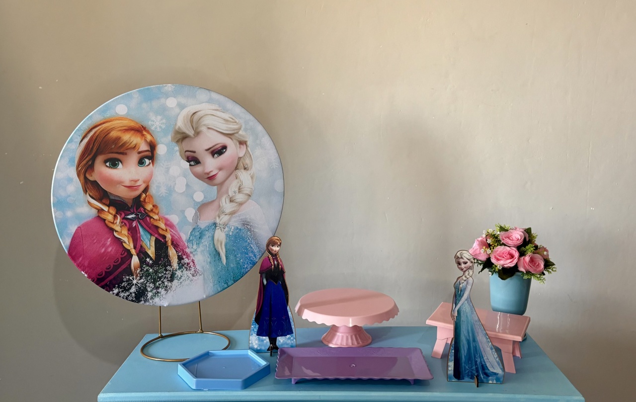 Mini Kit Frozen 02 - Shalom Festas Pegue e Monte 