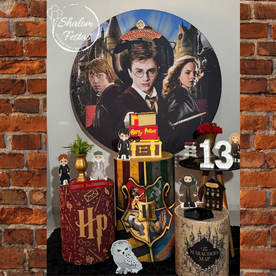 Harry Potter 03 - Shalom Festas Pegue e Monte