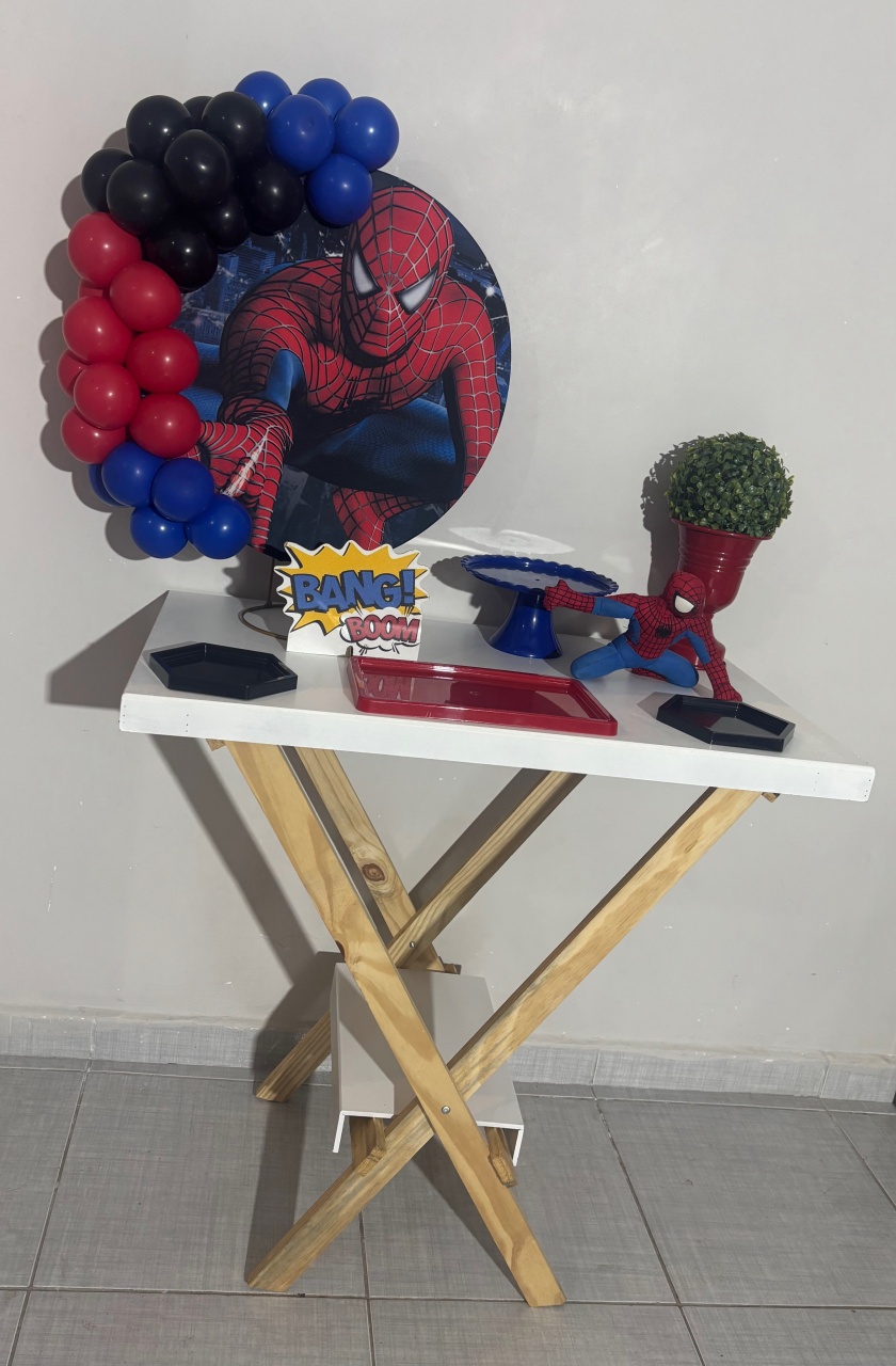 Mini Kit Homem Aranha 03 - Shalom Festas Pegue e Monte 