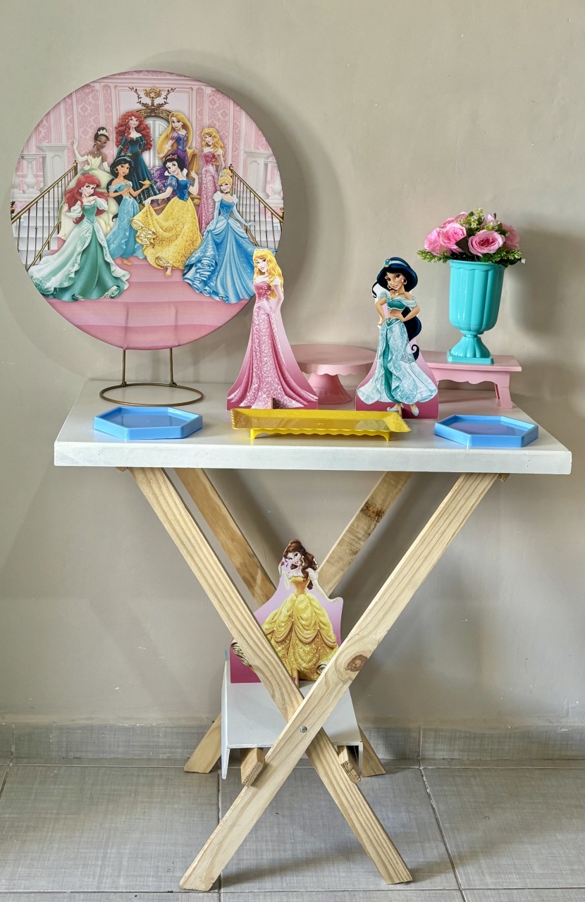 Mini Kit Princesas Disney 02 - Shalom Festas Pegue e Monte 