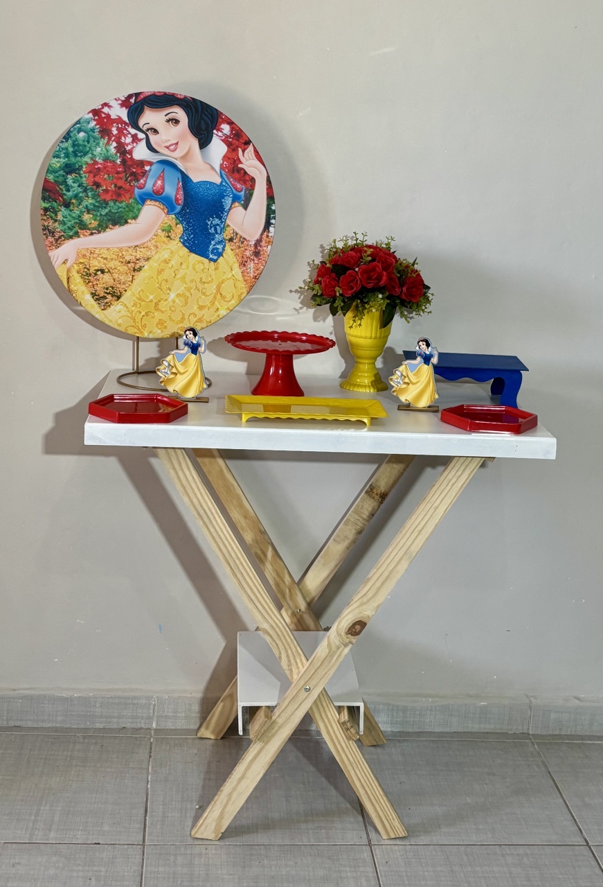 Mini Kit Branca de Neve 02 - Shalom Festas Pegue e Monte 