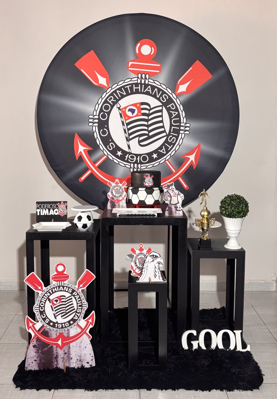 Corinthians / Futebol 02 - Shalom Festas Pegue e Monte
