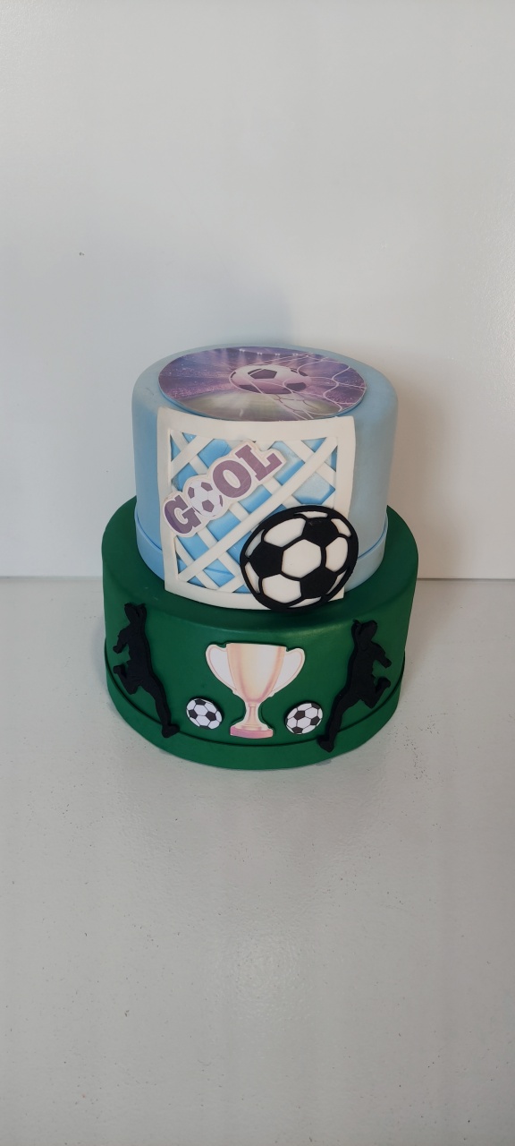 Bolo Fake Futebol - Shalom Festas Pegue e Monte 