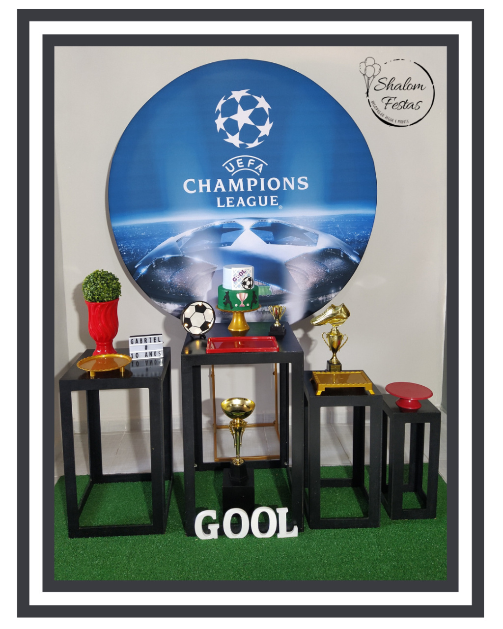 Champions League 03 Futebol - Shalom Festas Pegue e Monte