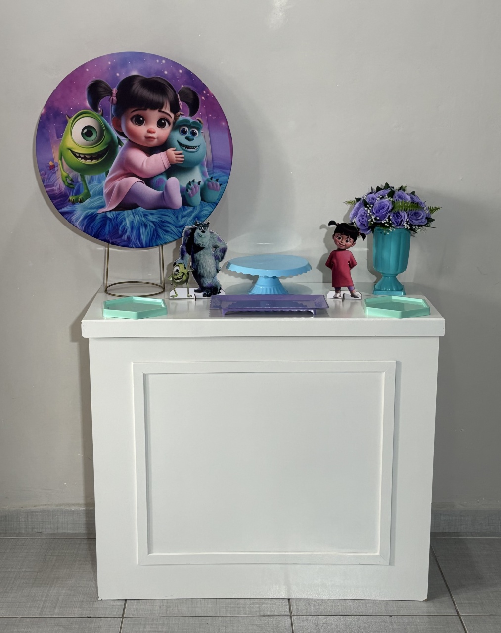 Mini Kit Monstros S.a. - Shalom Festas Pegue e Monte 