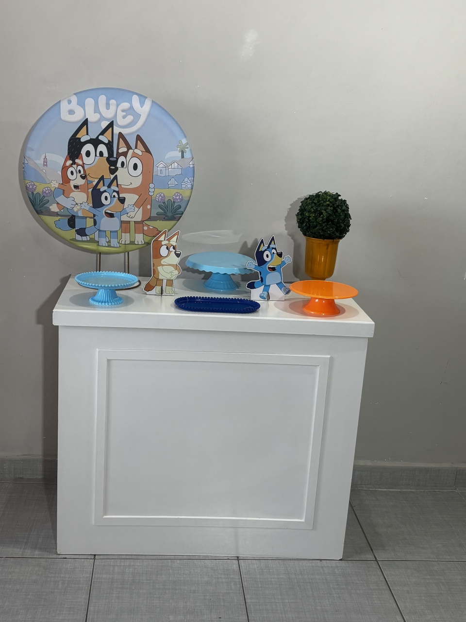 Mini Kit Bluey 05 - Shalom Festas Pegue e Monte 