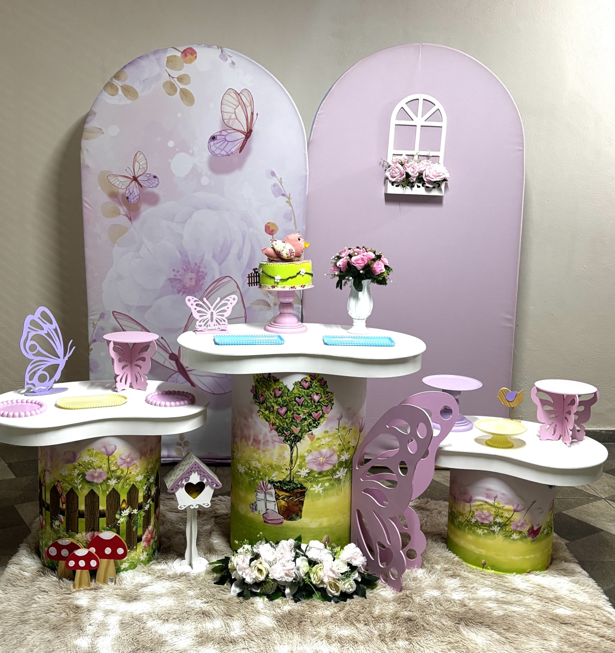 Jardim Borboletas - Shalom Festas Pegue e Monte 