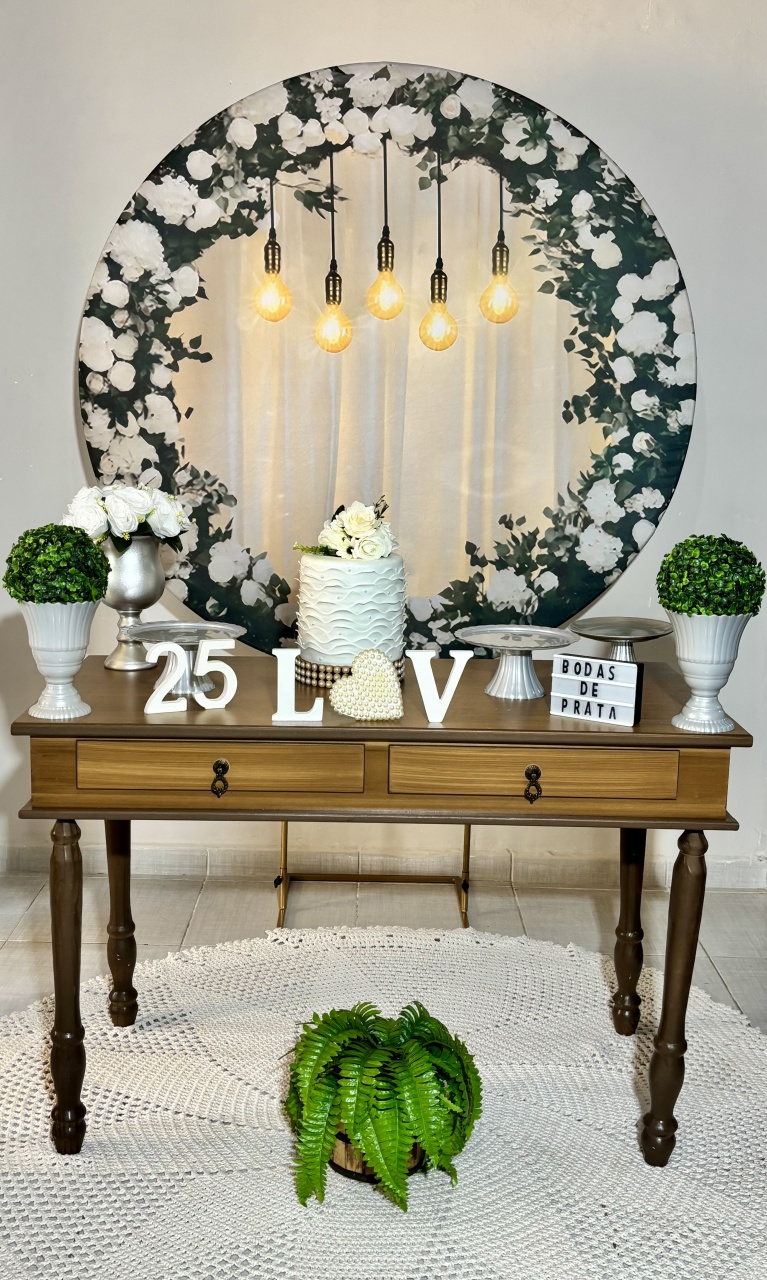 Mesa Rústica / Casamento / Noivado / Bodas - Shalom Festas Pegue e Monte 