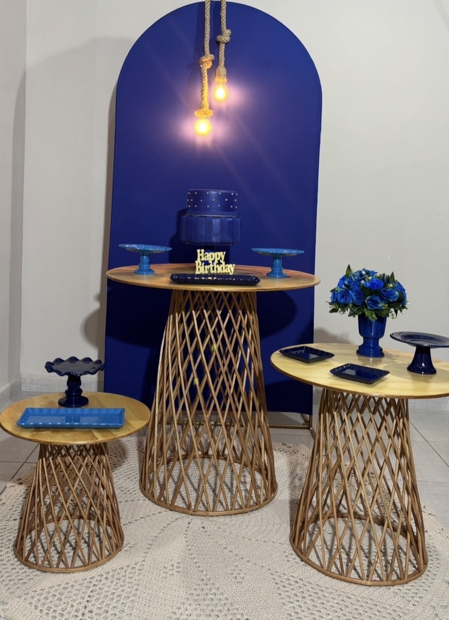 Vime Azul - Shalom Festas Pegue e Monte