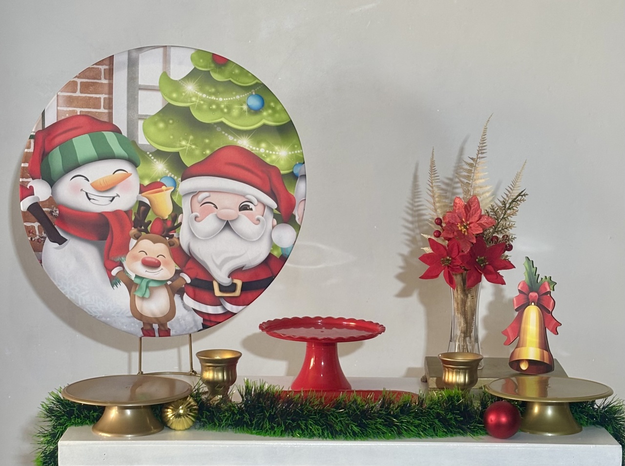Mini Kit Natal 04 - Shalom Festas Pegue e Monte 