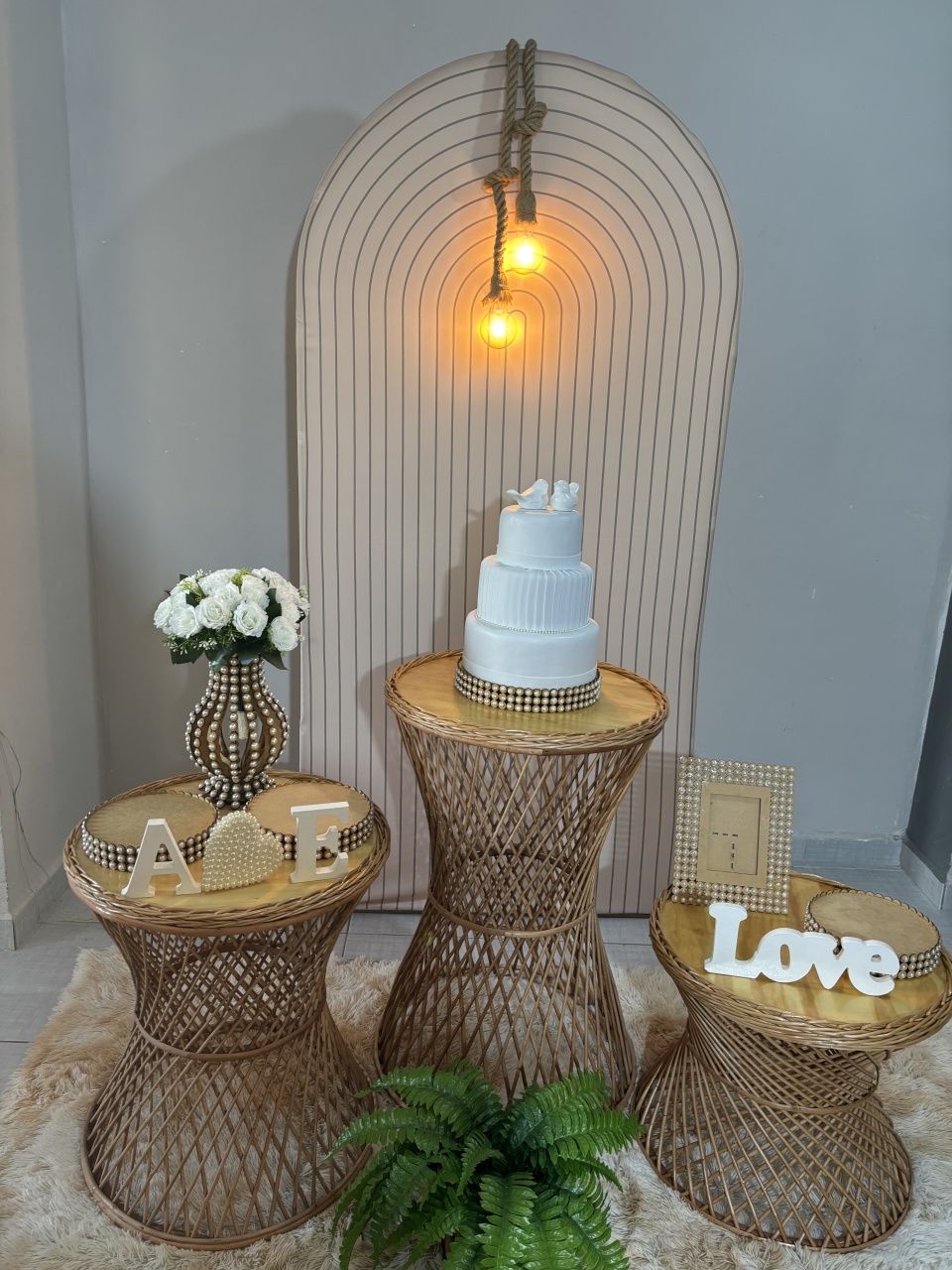 Romano Bege E Vime / Casamento / Noivado / Bodas - Shalom Festas Pegue e Monte 