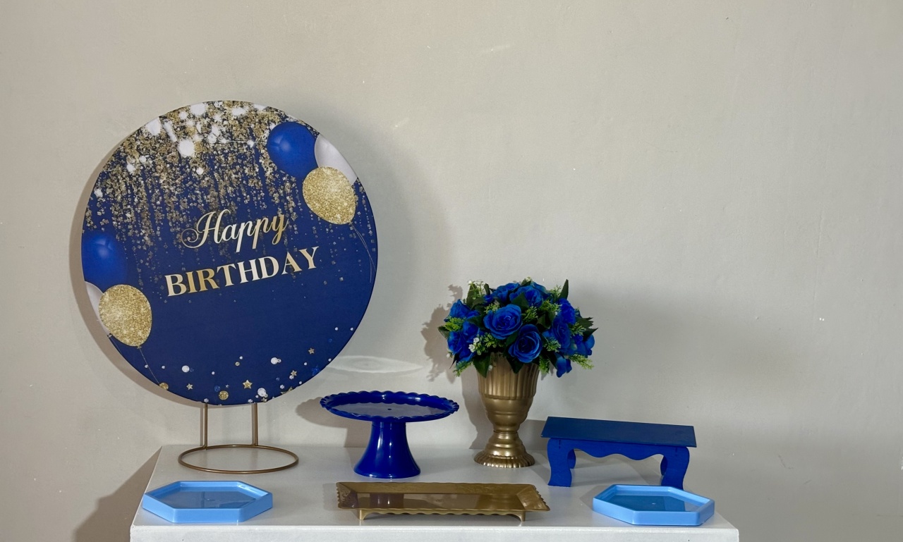 Mini Kit Happy Birthday 01 - Shalom Festas Pegue e Monte 