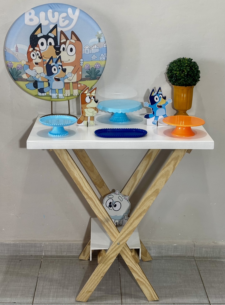 Mini Kit Bluey 06 - Shalom Festas Pegue e Monte 