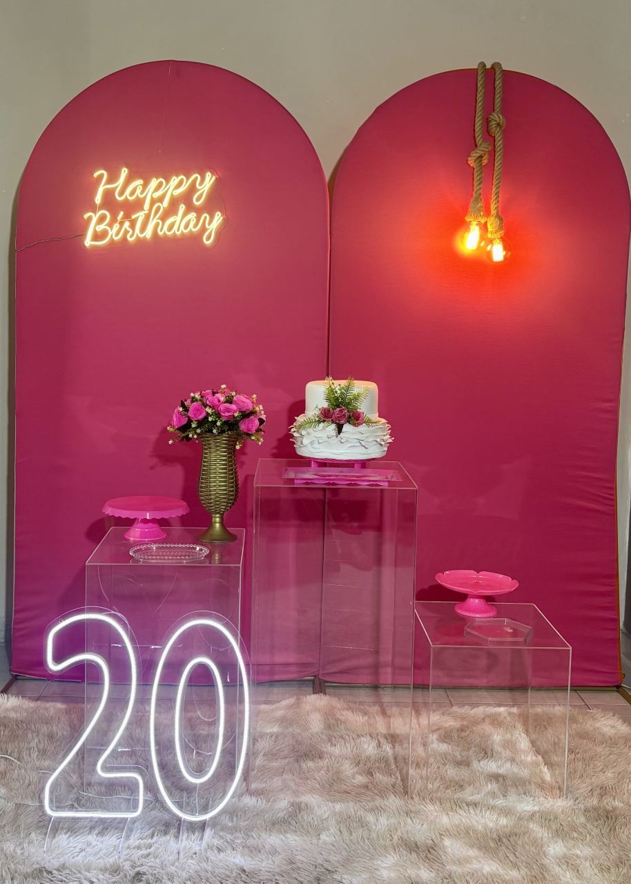 Romano Duplo Pink Luxo 01 - Shalom Festas Pegue e Monte 