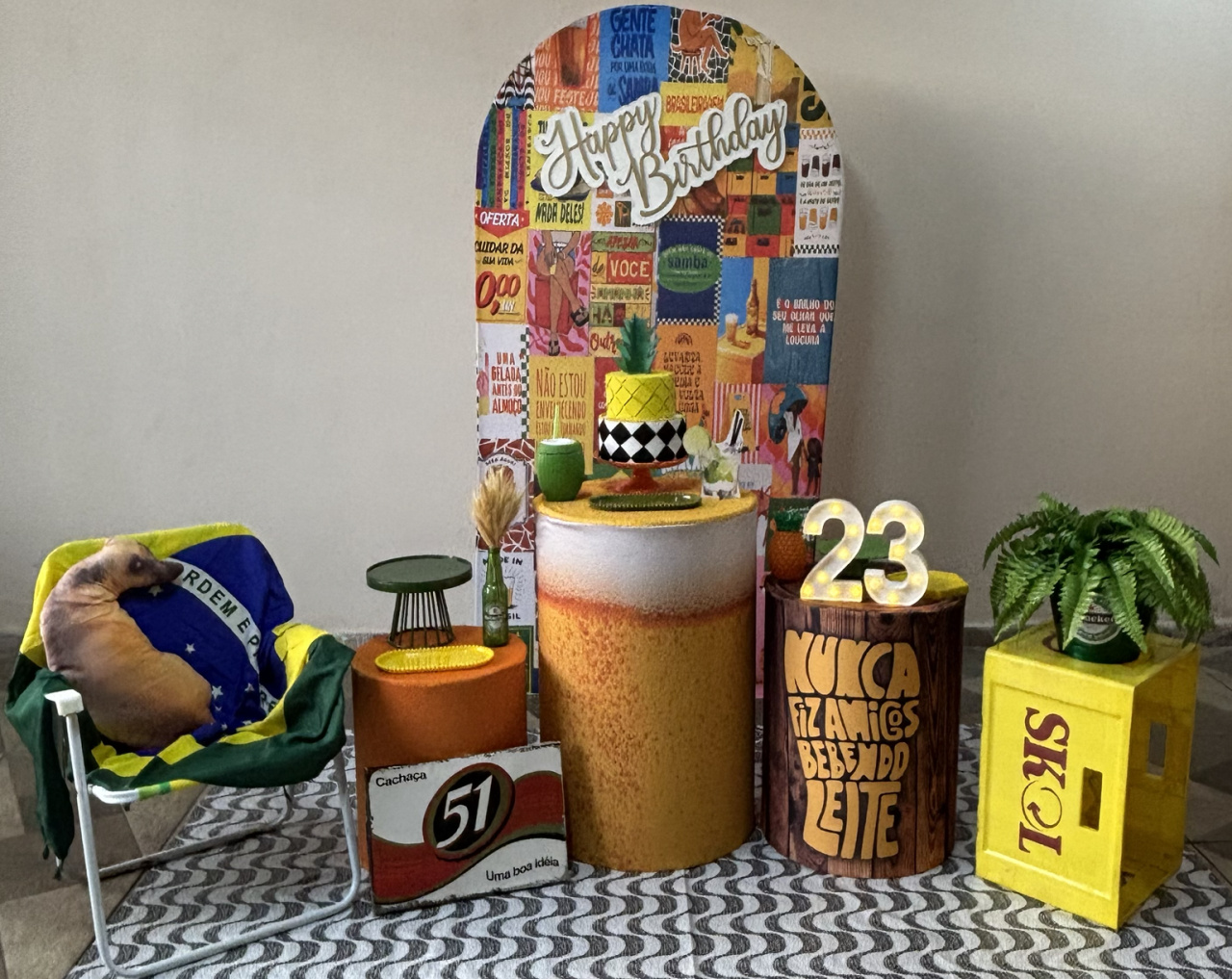 Brasilidade 03 Boteco - Shalom Festas Pegue e Monte
