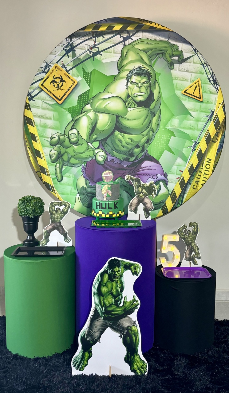 Hulk 01 - Shalom Festas Pegue e Monte