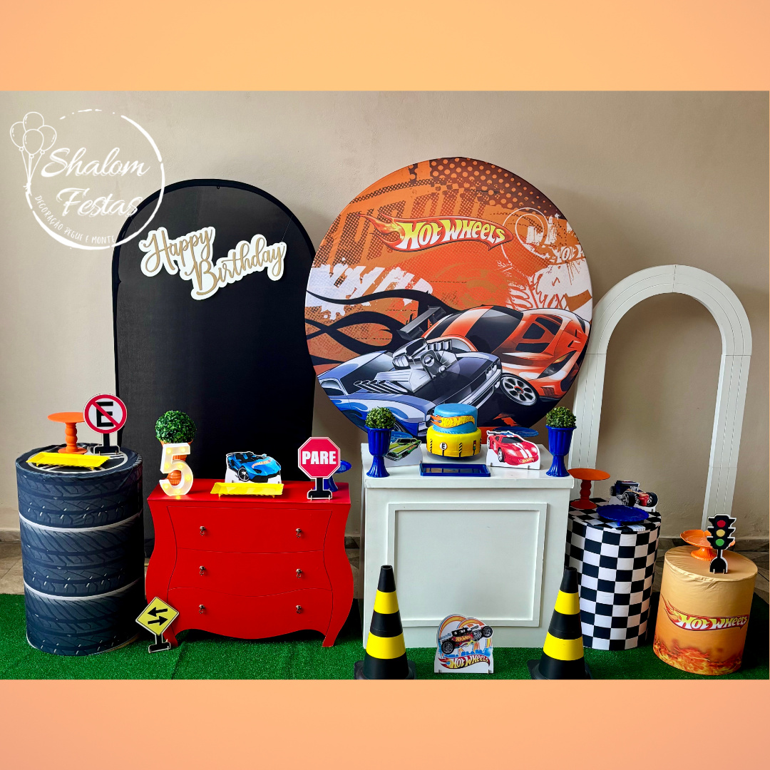 Hot Wheels 05 - Shalom Festas Pegue e Monte