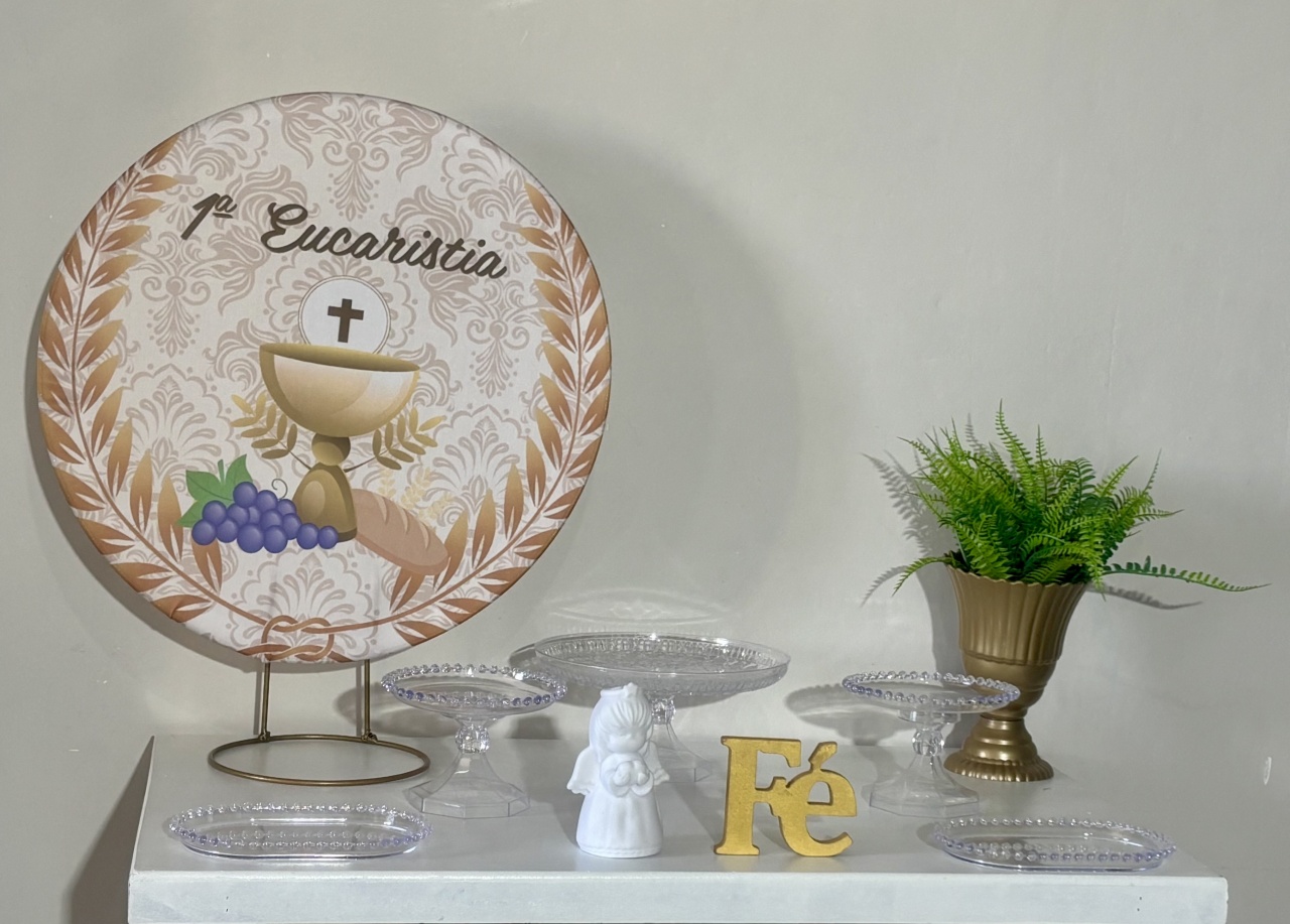 Mini Kit Eucaristia 03 - Shalom Festas Pegue e Monte 