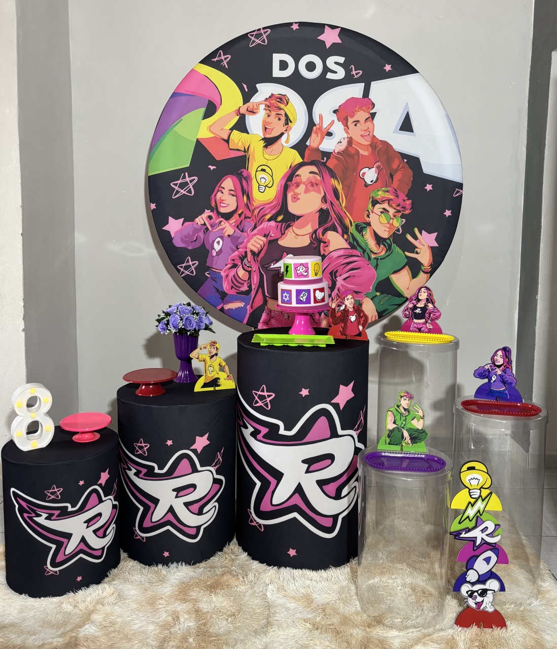 dos Rosas 04 - Shalom Festas Pegue e Monte