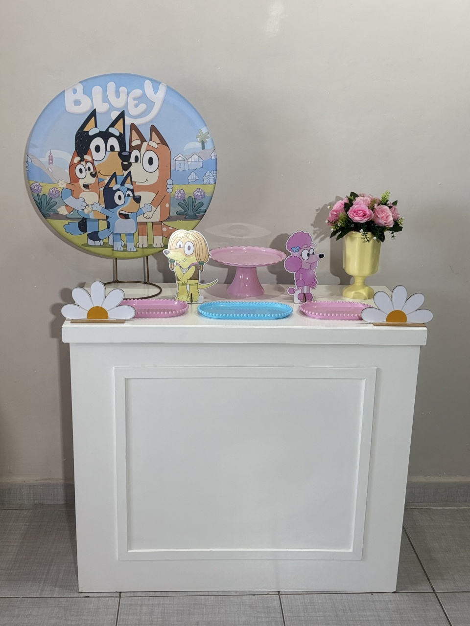 Mini Kit Bluey 03 - Shalom Festas Pegue e Monte 