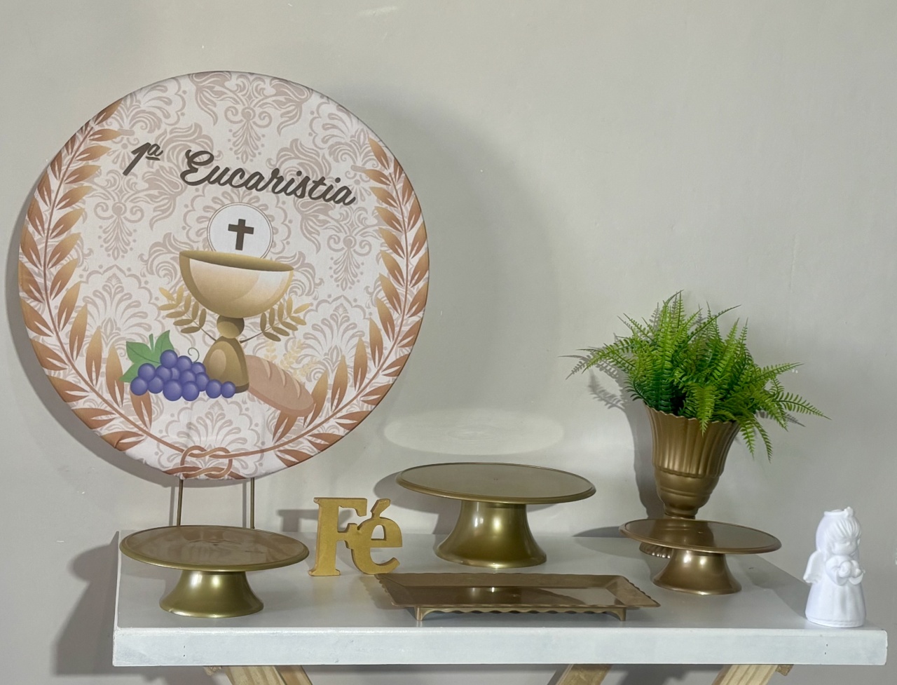 Mini Kit Eucaristia 02 - Shalom Festas Pegue e Monte
