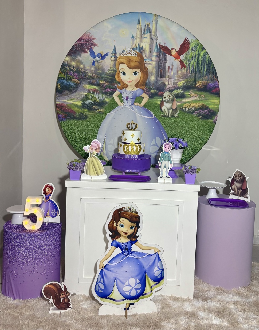 Princesa Sofia 01 - Shalom Festas Pegue e Monte