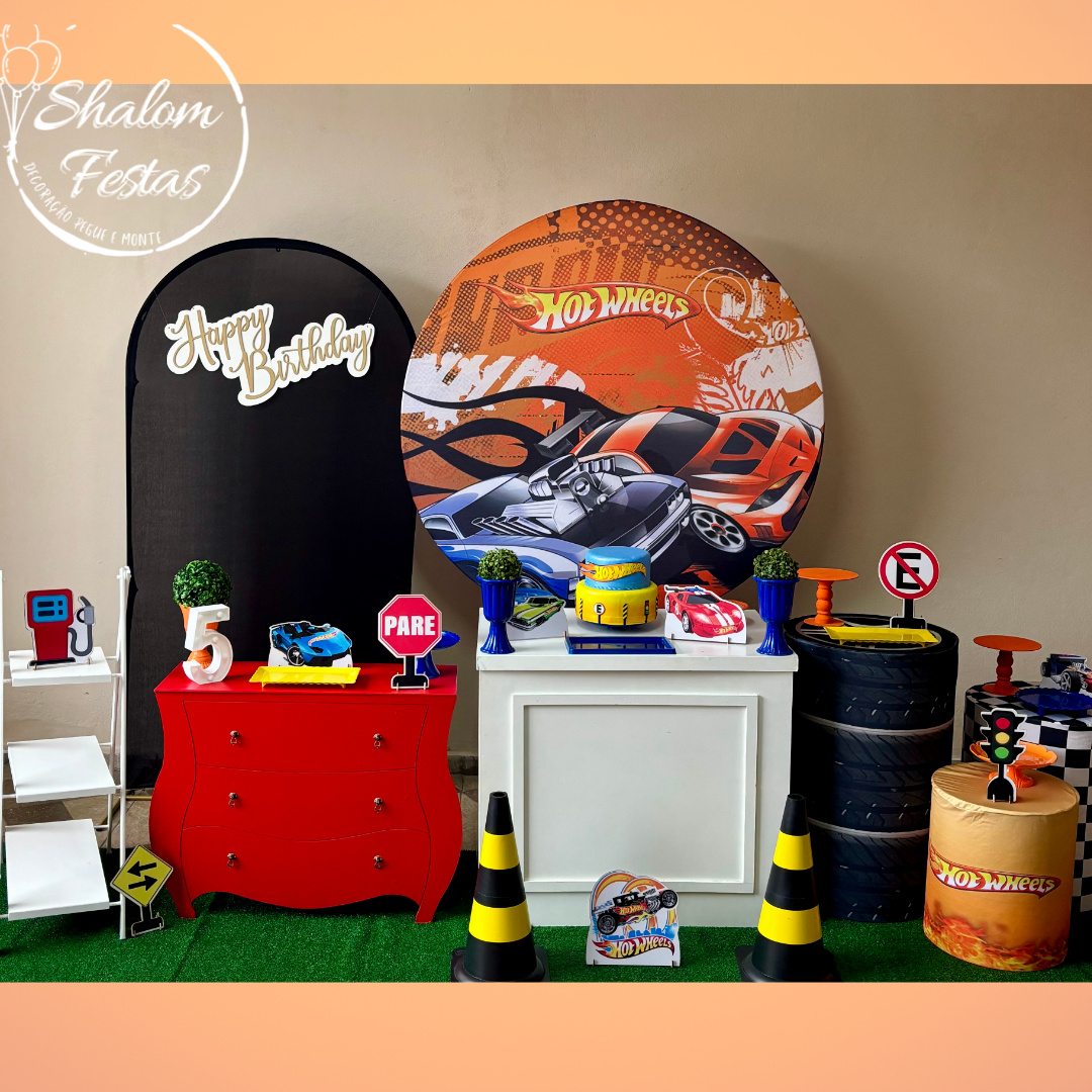 Hot Wheels 04 - Shalom Festas Pegue e Monte