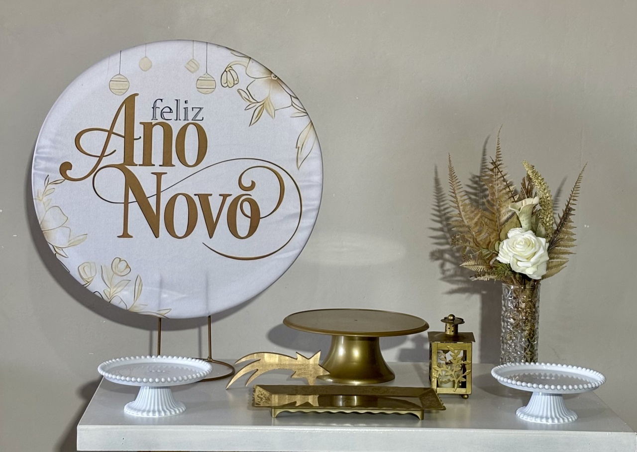 Mini Kit Ano Novo 02 - Shalom Festas Pegue e Monte 