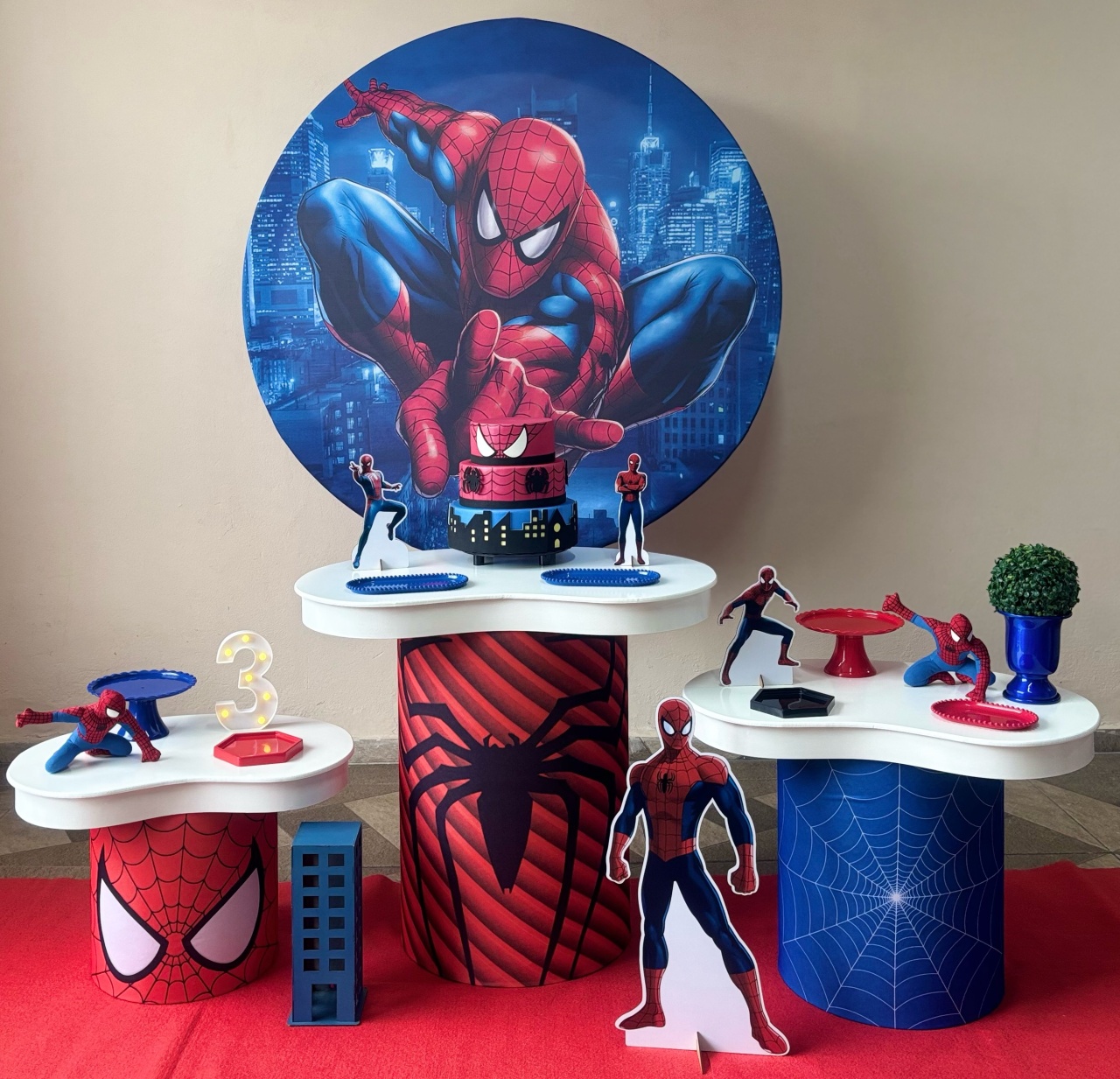 Homem Aranha 06. - Shalom Festas Pegue e Monte 