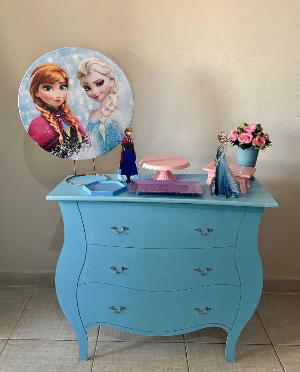 Mini Kit Frozen 04 - Shalom Festas Pegue e Monte 