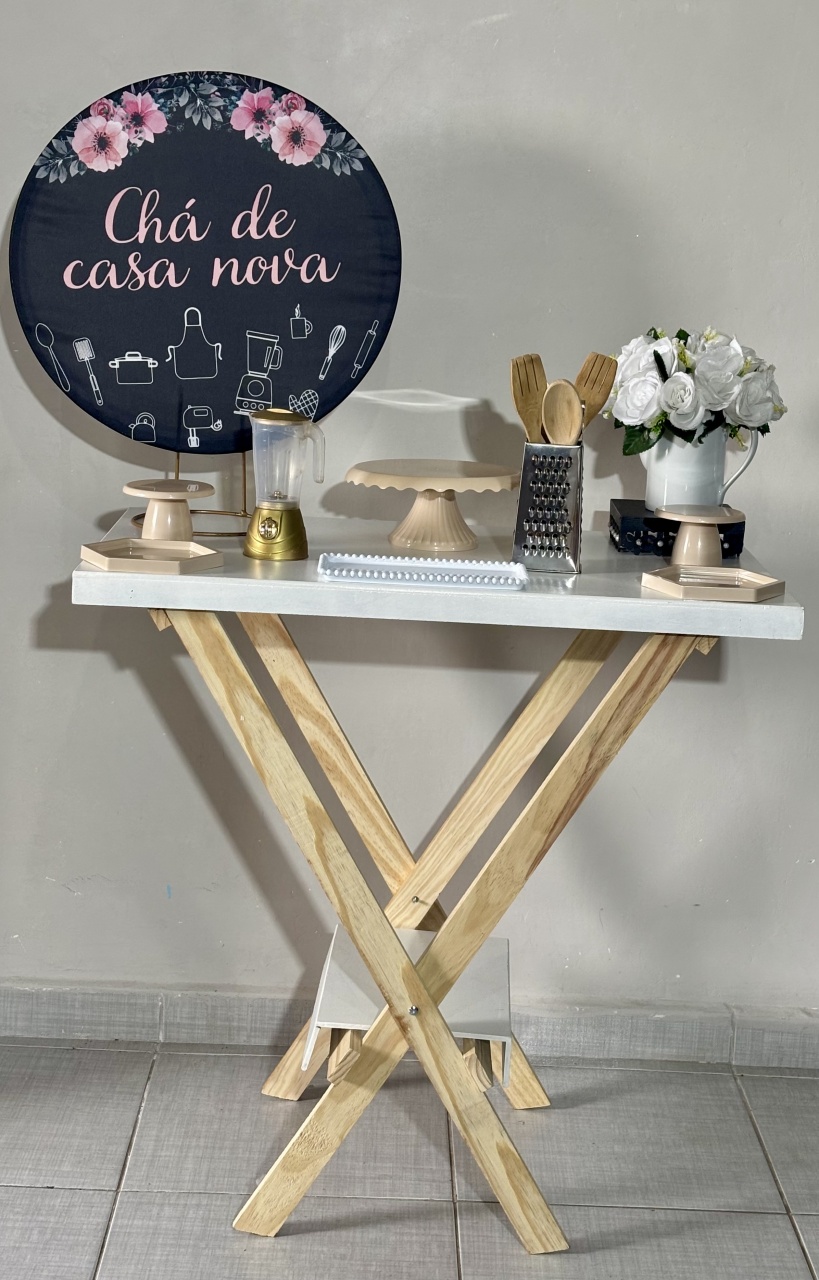 Mini Kit Casa Nova Chá Cozinha - Shalom Festas Pegue e Monte 