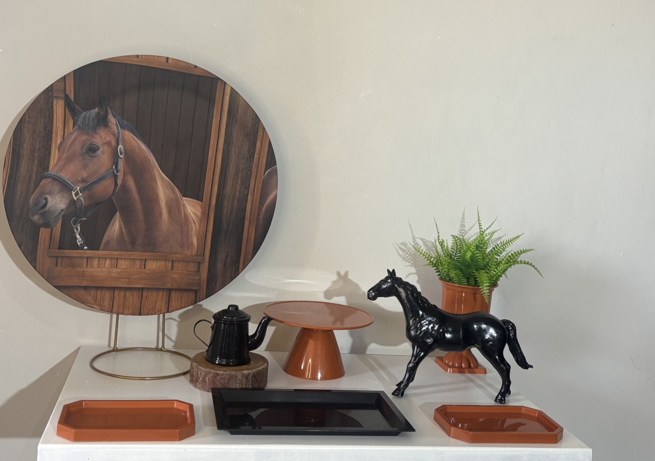 Mini Kit / Cavalo 01 - Shalom Festas Pegue e Monte 