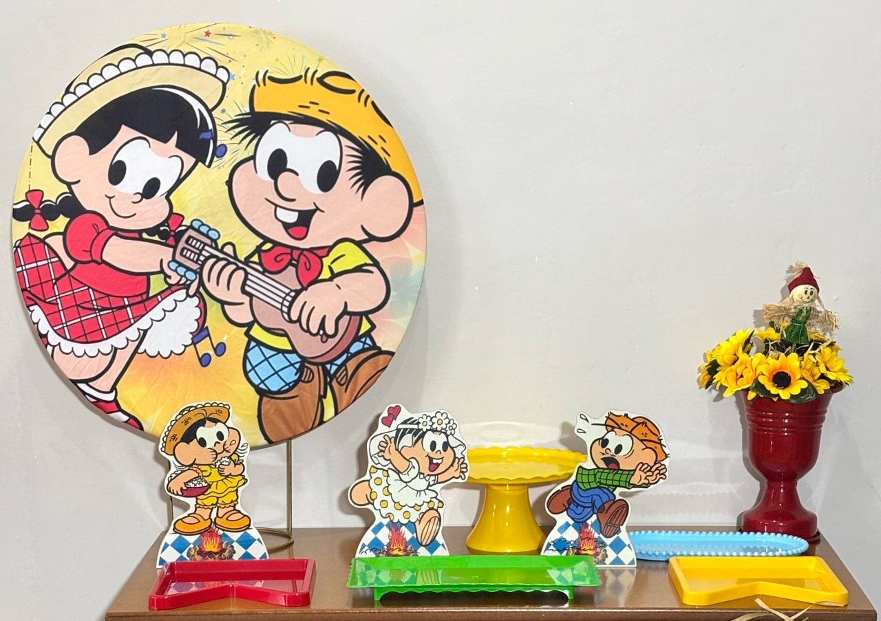 Mini Kit Junina 03 - Shalom Festas Pegue e Monte 