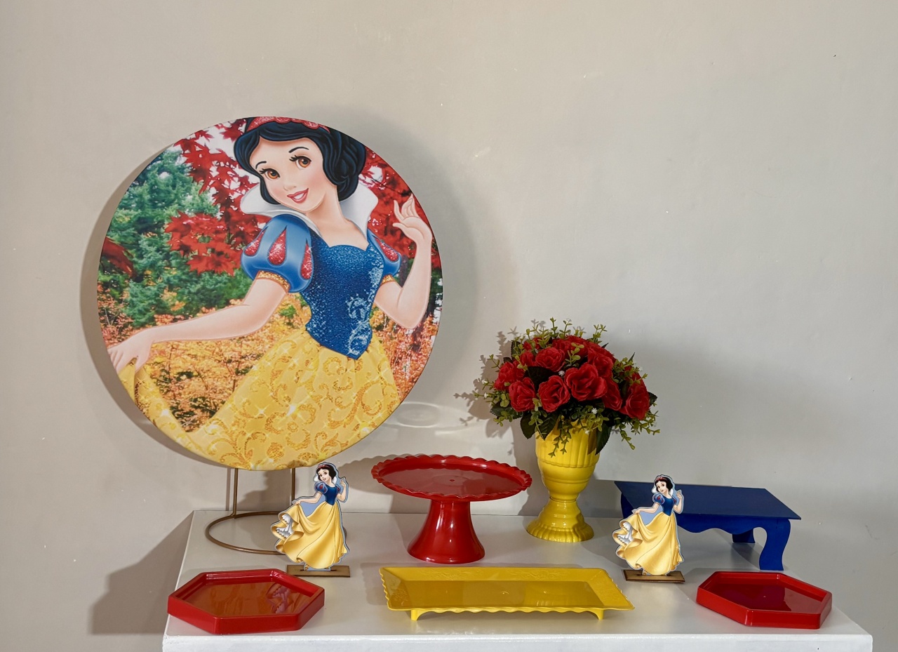Mini Kit Branca de Neve 01 - Shalom Festas Pegue e Monte 