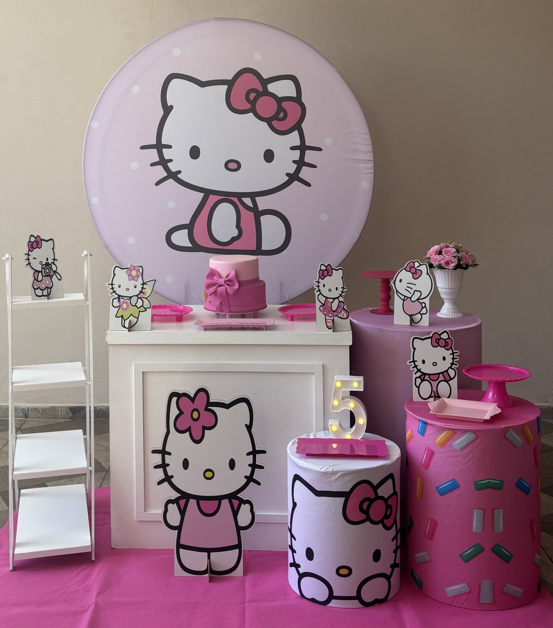 Hello Kitty 03 - Shalom Festas Pegue e Monte