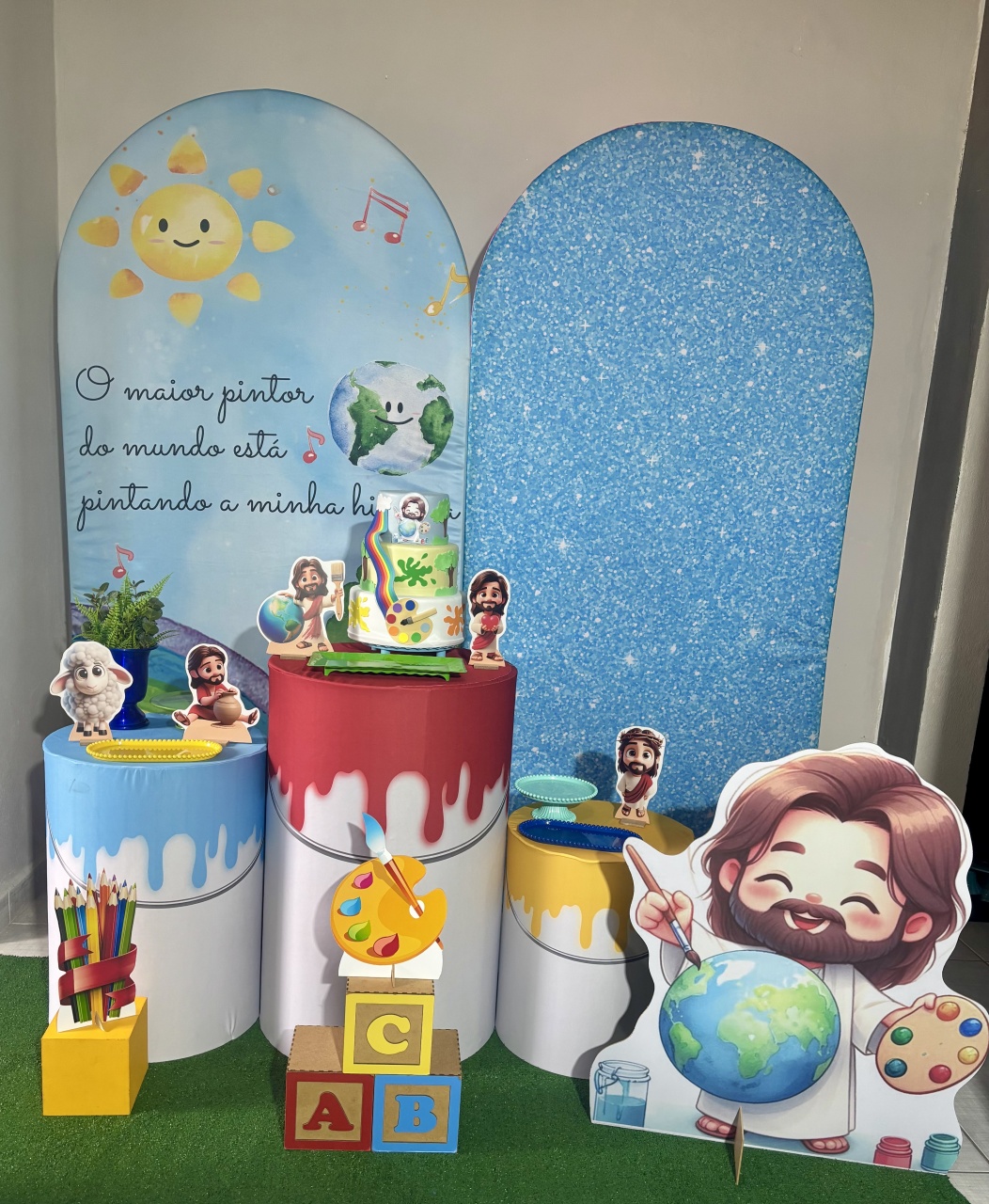 O Maior Pintor Do Mundo 003 - Shalom Festas Pegue e Monte