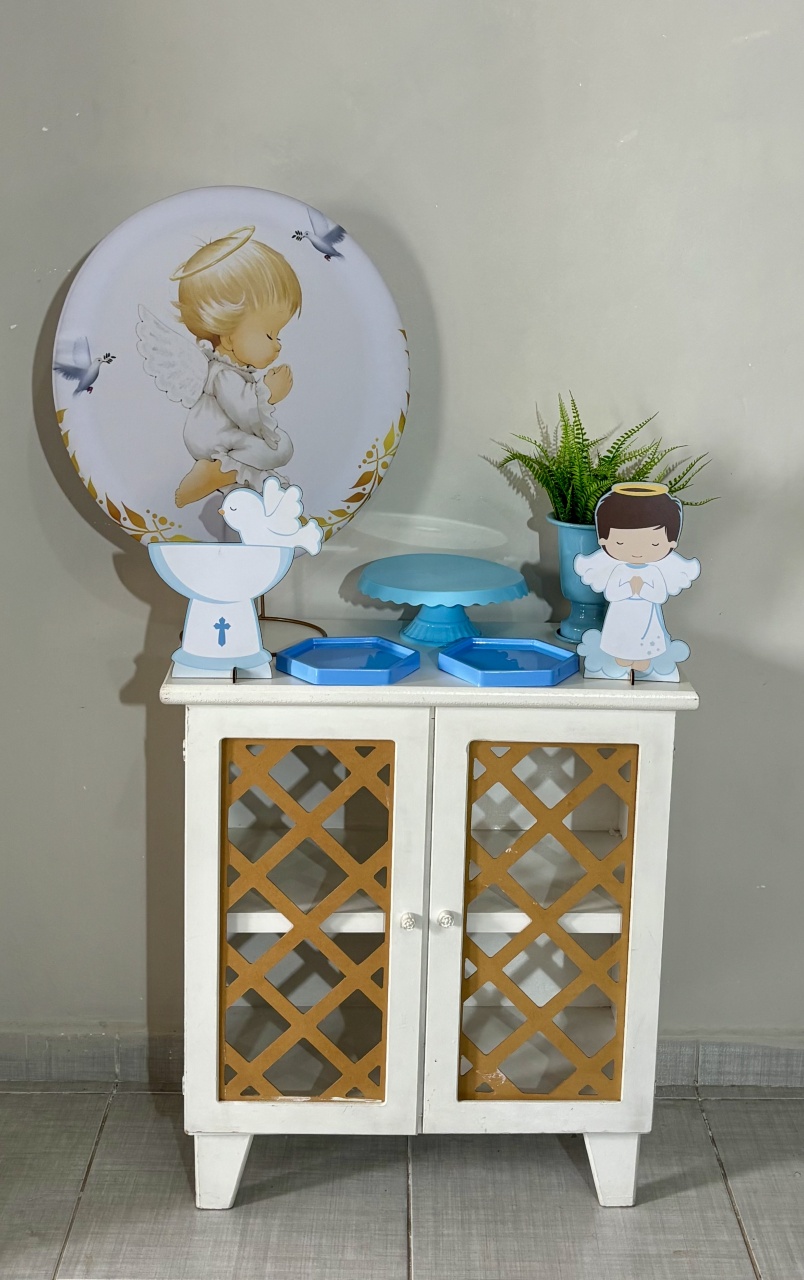 Mini Kit Batizado 07 - Shalom Festas Pegue e Monte 