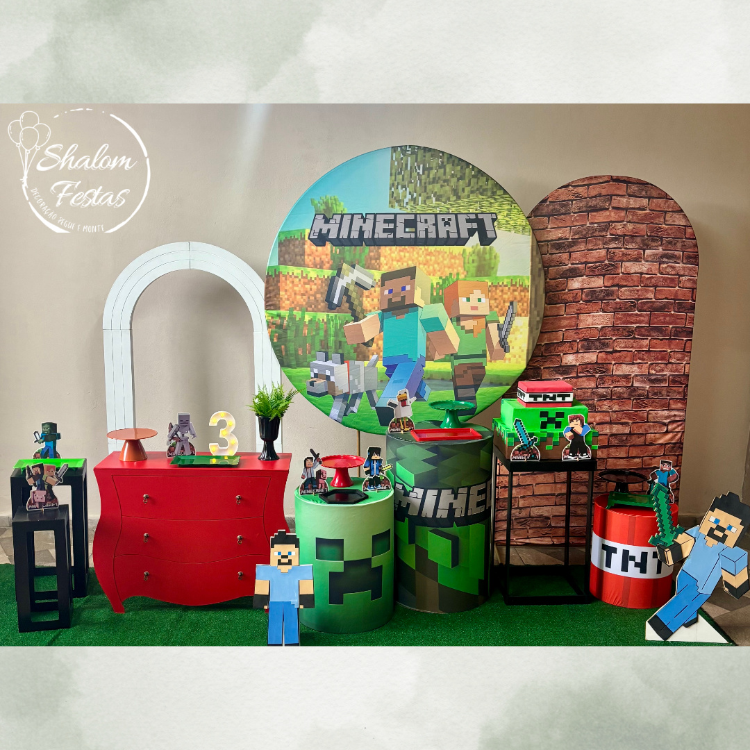Minecraft 05 - Shalom Festas Pegue e Monte