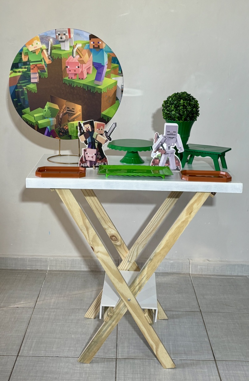Mini Kit Minecraft - Shalom Festas Pegue e Monte 